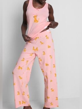 Primark x Disney's- The Lion King Cotton Rich Simba Pajamas Set, SIZE: XS.